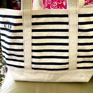 Gap Blue Striped Tote. Canvas.PRICE FIRM!